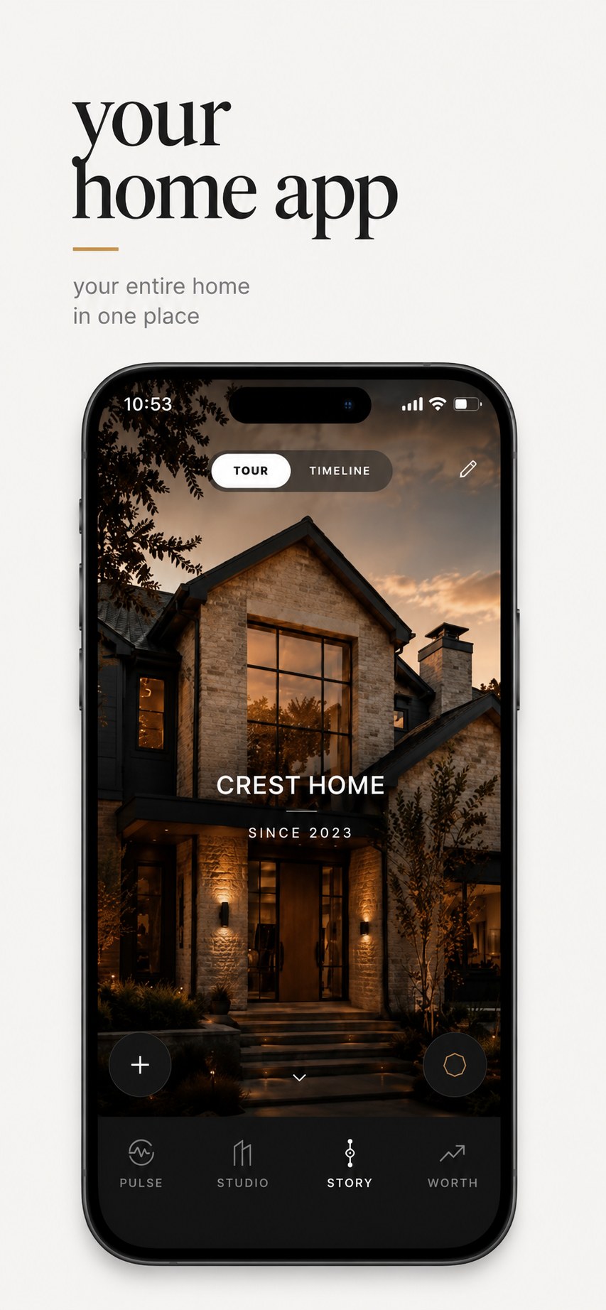 ROQ home tour screen